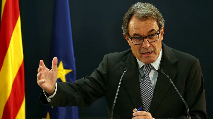 Telediario 1 - Artur Mas considera "un honor" ser procesado por la consulta del 9N
