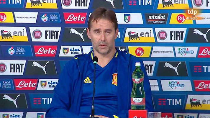 Fútbol - Rueda de prensa de la selección española