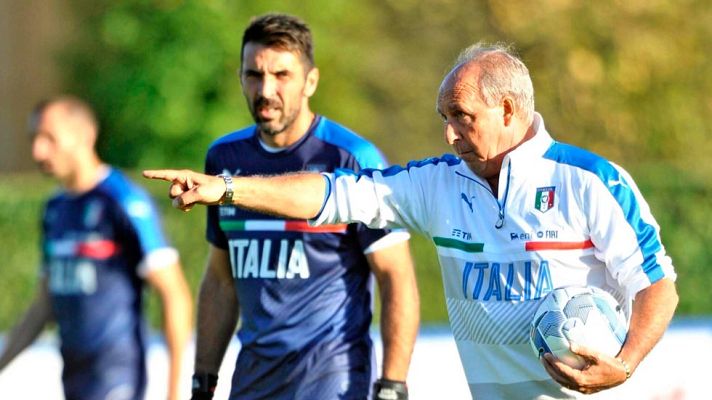 Telediario 1 - Lopetegui se enfrenta a su primer gran reto ante la Italia de Ventura