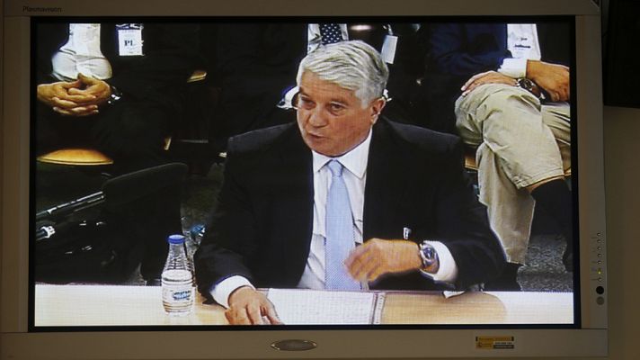 Telediario 1 - Los exconsejeros de Caja Madrid alegan errores en el cómputo de los gastos con las tarjetas opacas