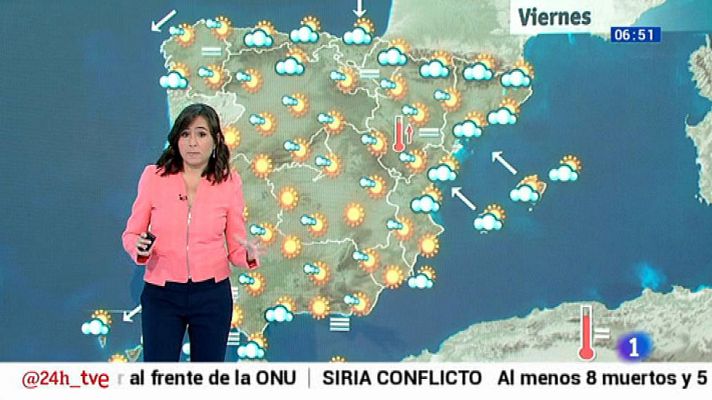 El tiempo - Temperaturas superiores a lo normal en el sureste