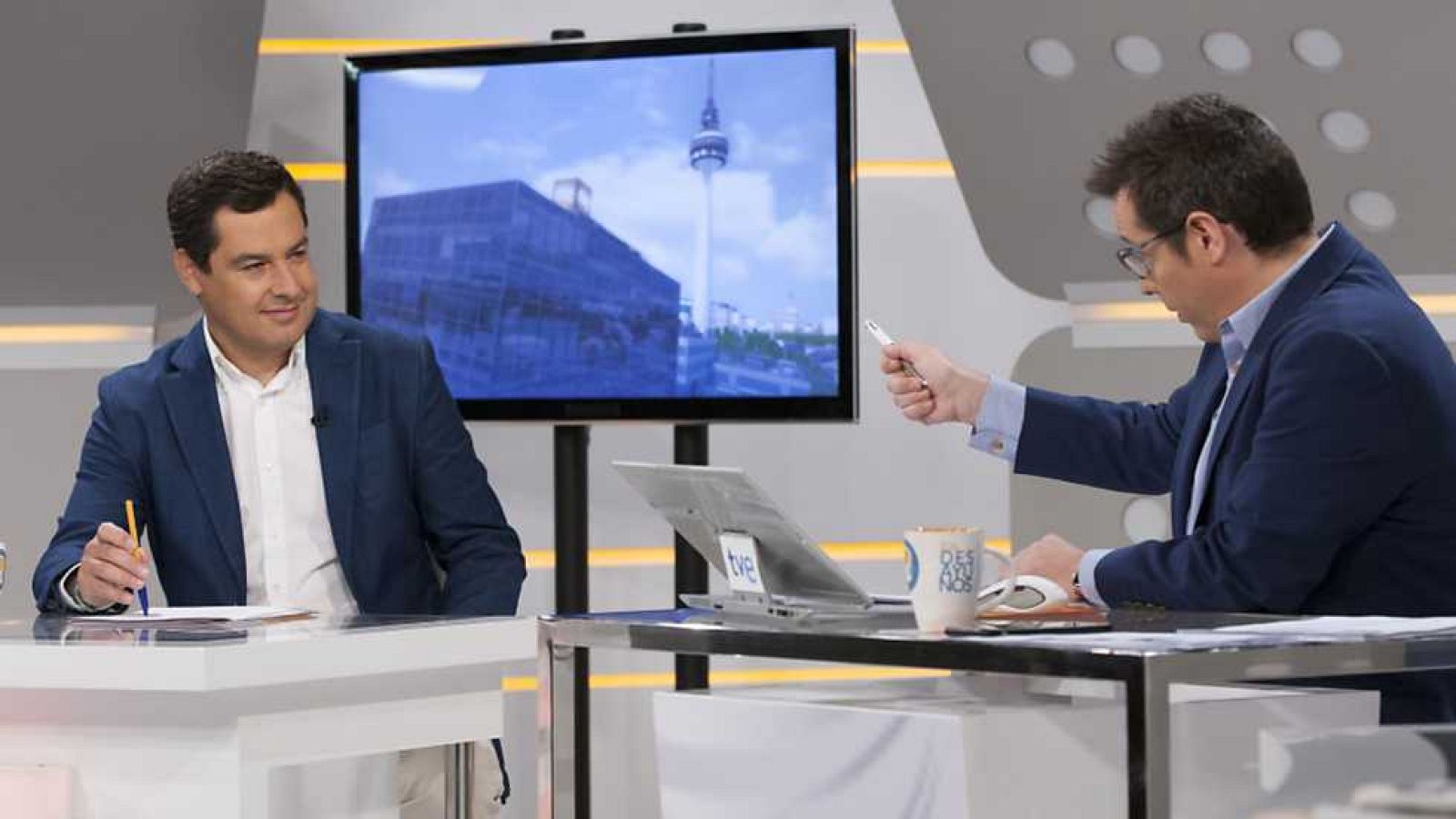 Los desayunos de TVE - Juan Manuel Moreno, presidente del Partido Popular de Andalucía - ver ahora