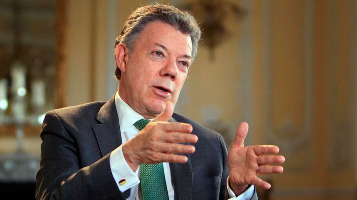 Informativo 24h - Santos agradece el Nobel con "humildad" y promete seguir trabajando por la paz