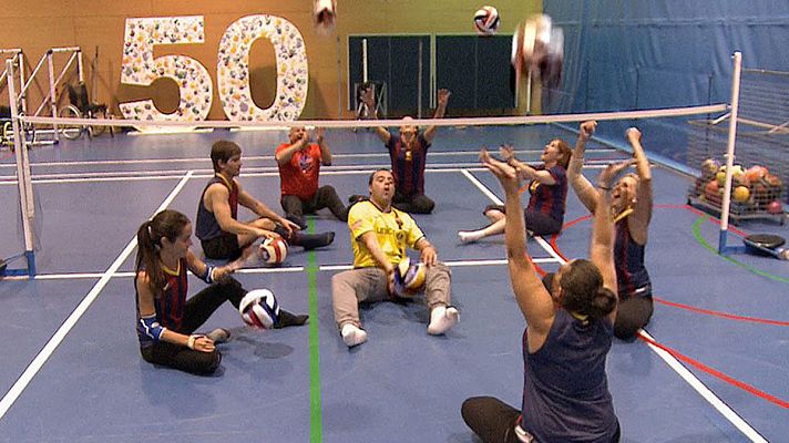 España Directo - Un partido de vóley ¡sentados!