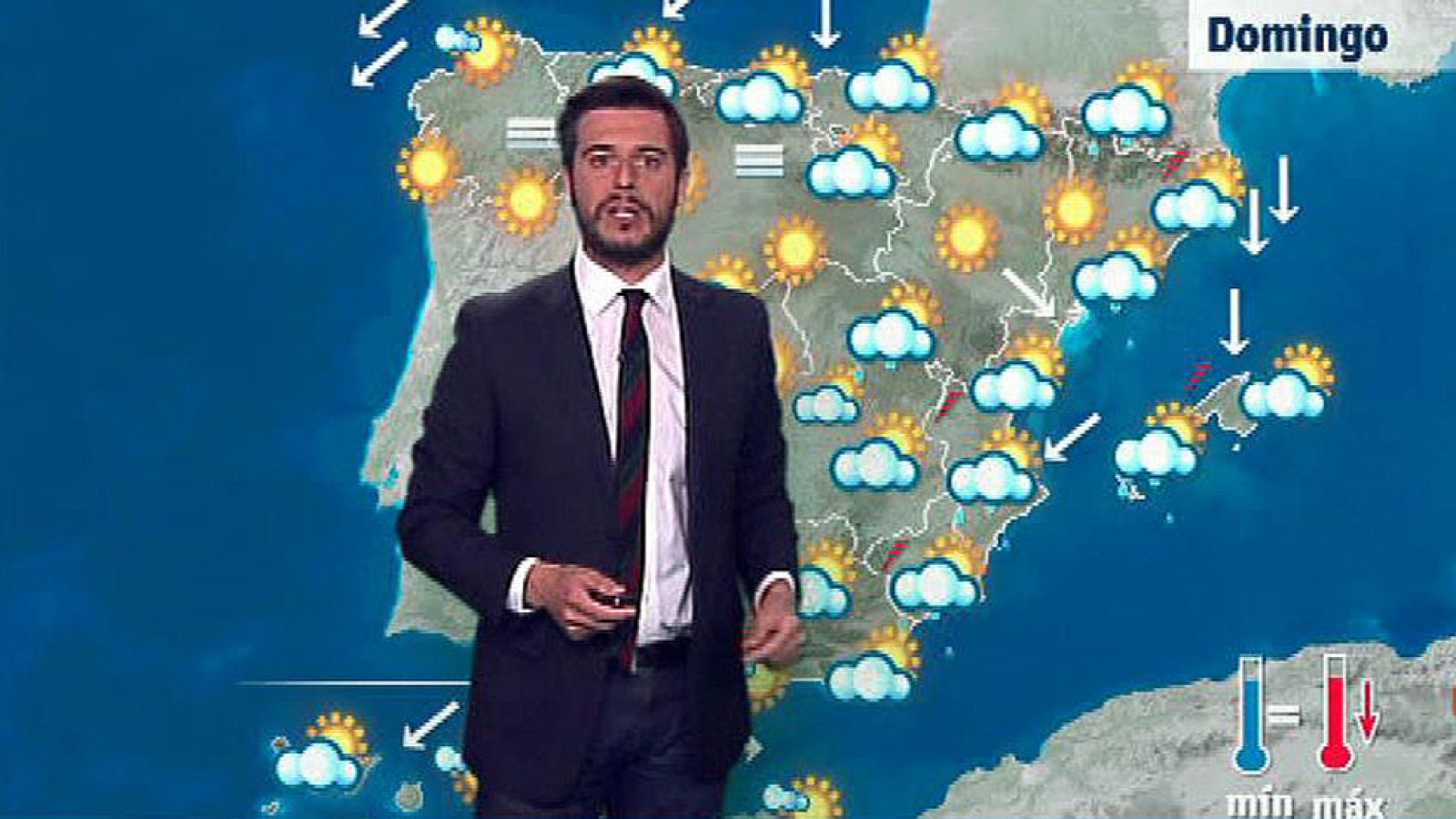 Lluvias débiles en el norte y temperaturas sin grandes cambios