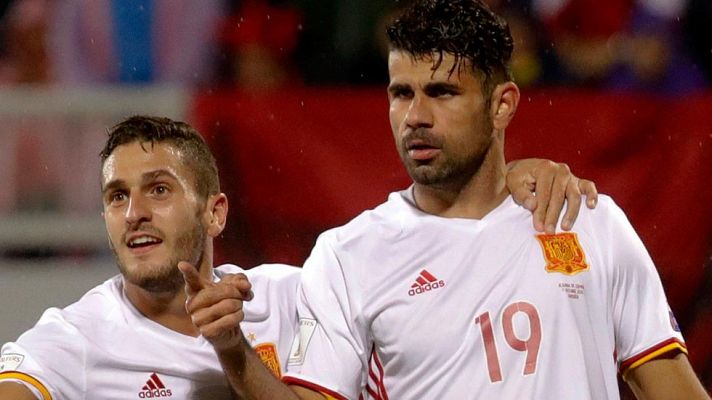  - Diego Costa adelanta a España en Albania (0-1)