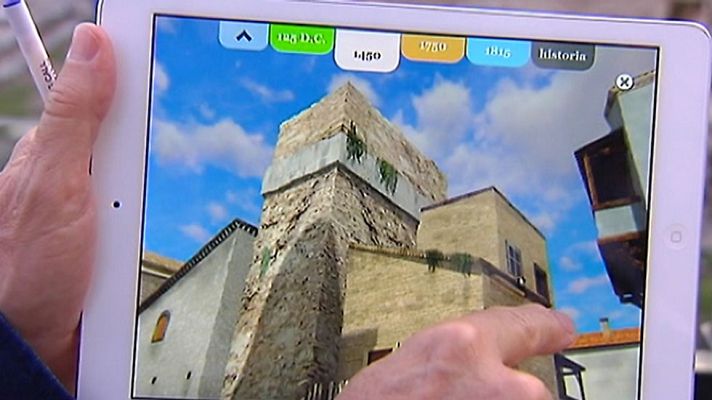 Telediario 1 - Una App permite reconstruir los foros de los emperadores romanos a lo largo de la Historia