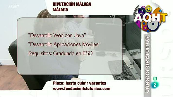 Aquí hay trabajo - Cursos gratuitos nuevas tecnologías y alemán