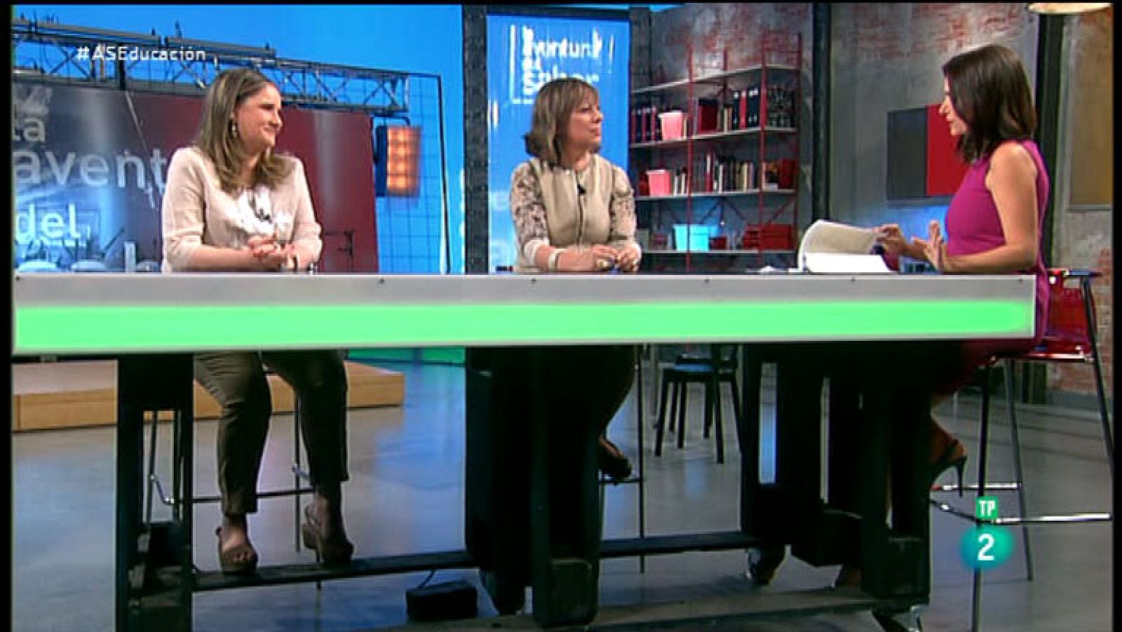 La Aventura del Saber. TVE. Lourdes Bazarra y Olga Casanova. 'La escuela ya no es el lugar'.