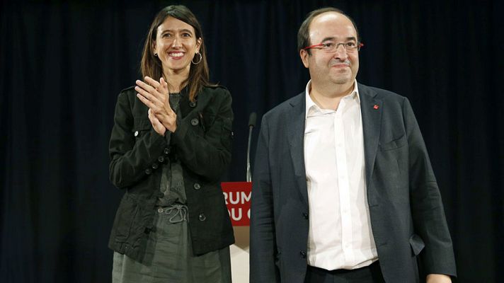 Telediario 1 - Iceta y Parlon se miden en unas igualadas primarias del PSC