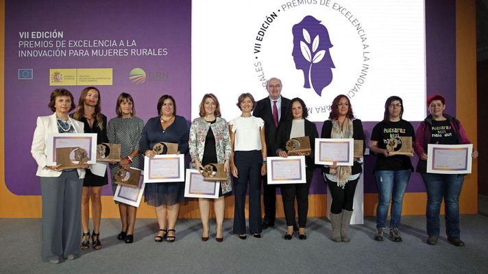 Telediario 1 - La mujeres cobran protagonismo como emprendedoras en el mundo rural