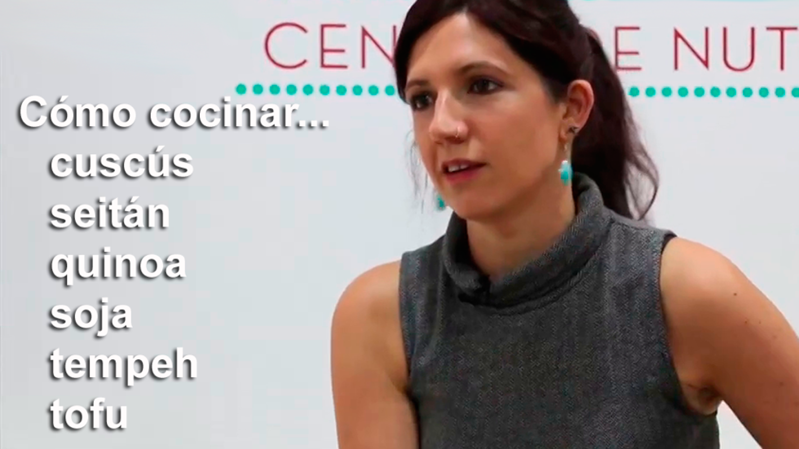 Lucía Martínez - Aprende cómo cocinar cuscús, quinoa, seitán, tofu, soja o tempeh