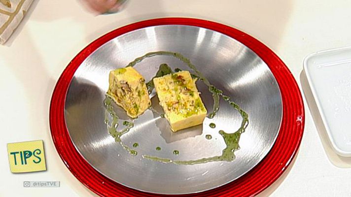 RTVE Cocina - Receta - Pastel de setas al azafrán