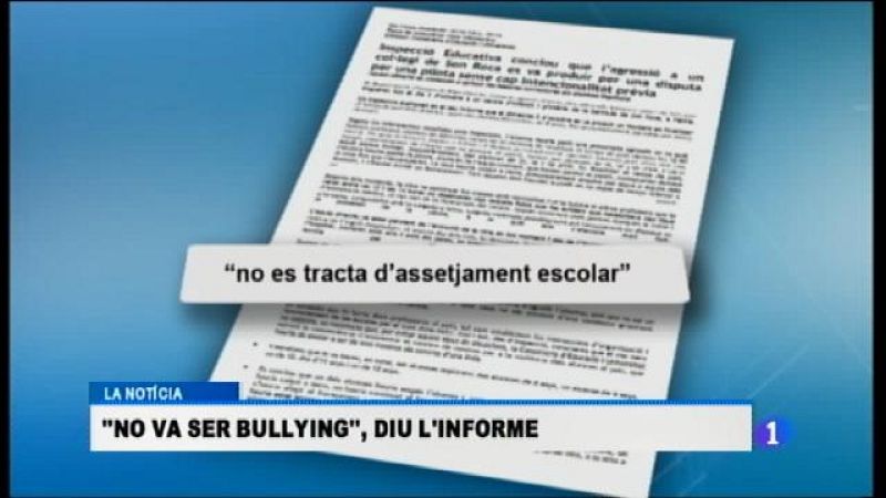 Educació conclou que no va ser assetjament escolar