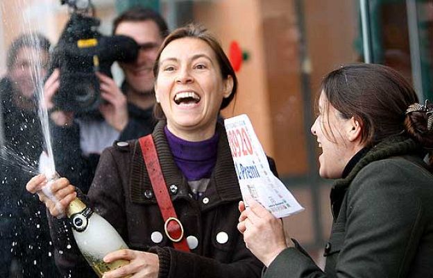 Lotería del Niño - Alegría desbordad en Terrasa