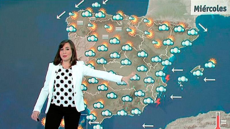 Nublado en el centro, lluvias en Alicante y Baleares