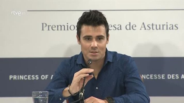 Premios Princesa de Asturias - Gómez Noya: "La clave está en la perseverancia y en creer en uno mismo"