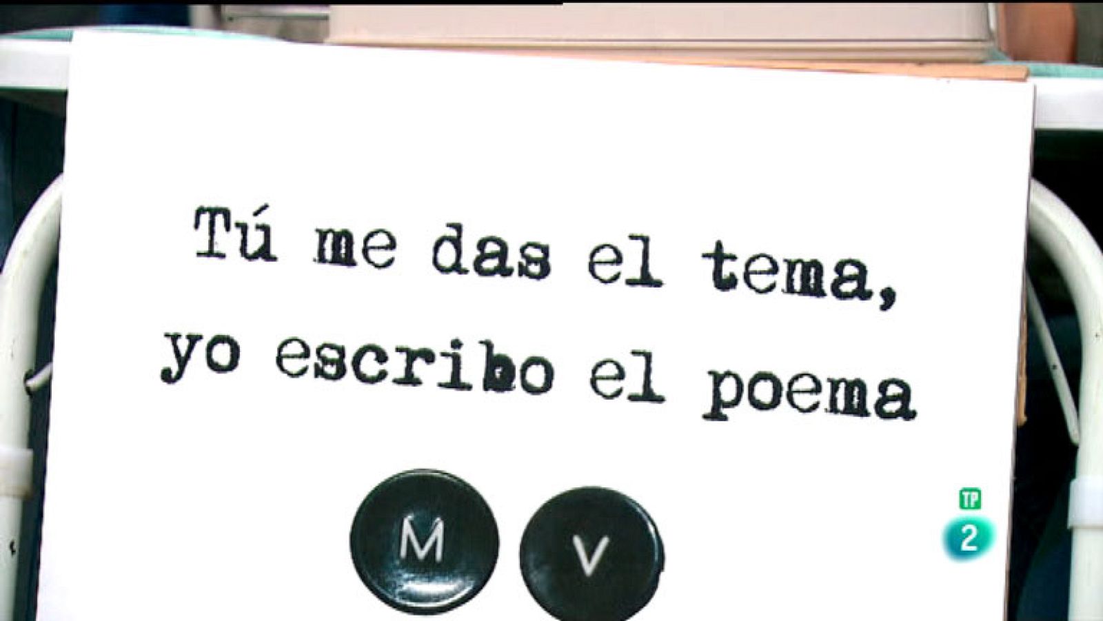 La Aventura del Saber. TVE. Momento Verso Tania y Alejandro Panés poeta  Antoine Berard