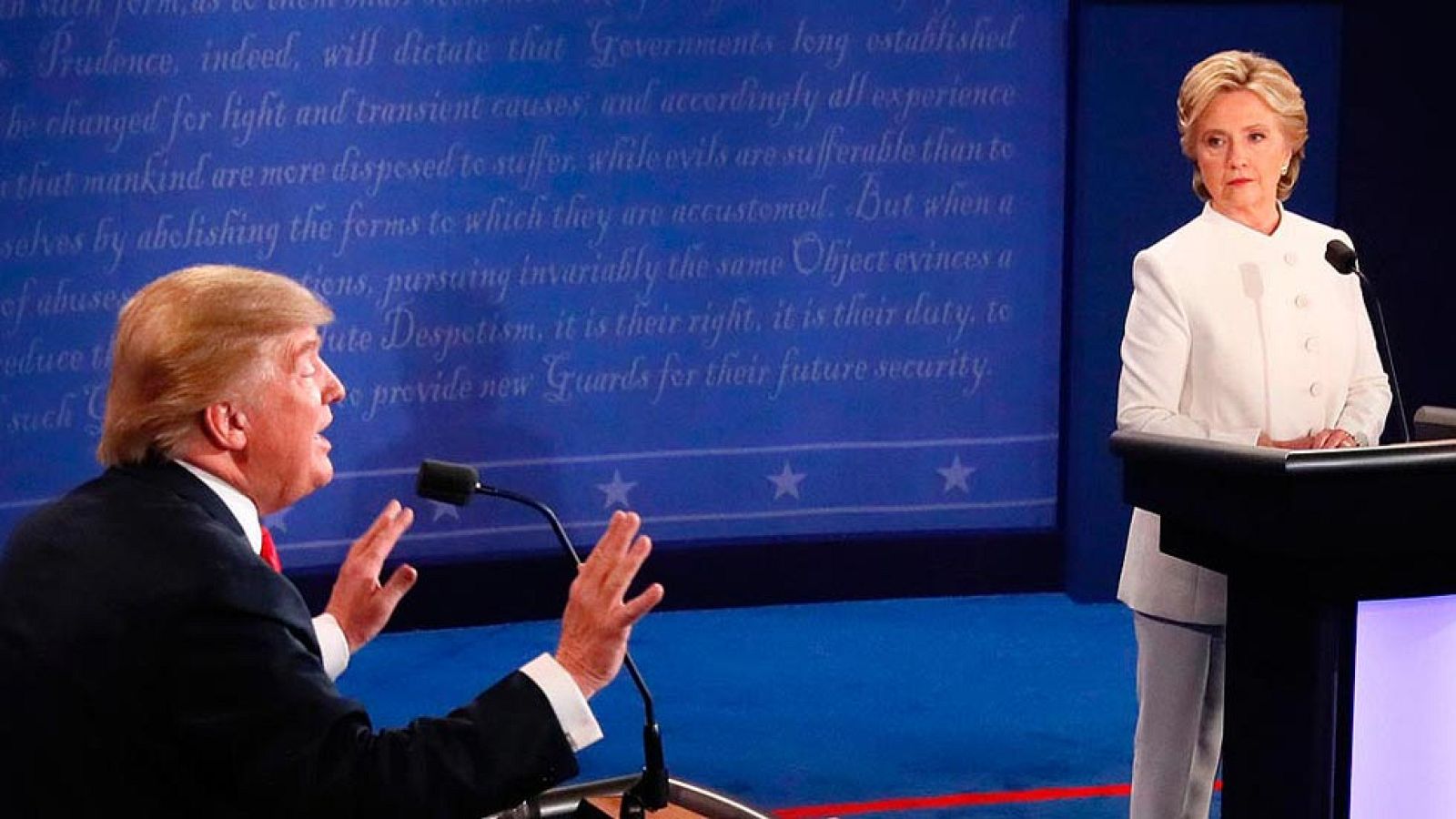 Trump no confirma si reconocerá el resultado de las elecciones si gana Clinton