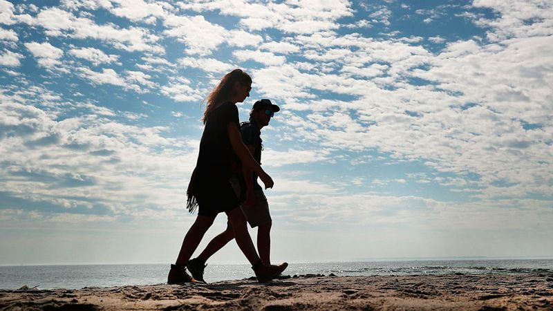 Cielo nuboso en gran parte de la península y Baleares