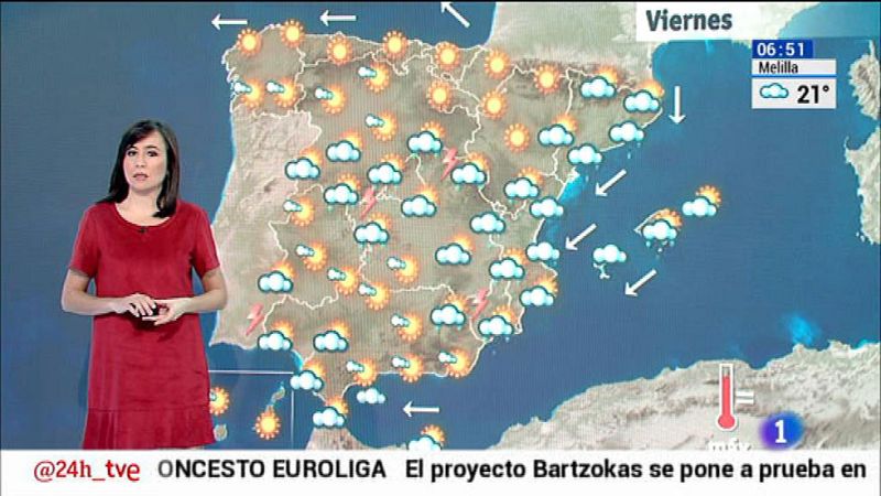 El cielo estará nuboso en gran parte de la península y Baleares - El tiempo | Ver