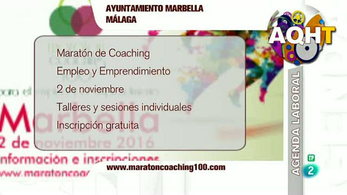 Aquí hay trabajo - Agenda antiparo de la semana