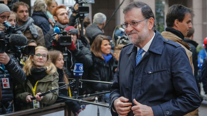 Telediario 1 - Rajoy asegura que las decisiones sobre España las tendrán que tomar los 350 diputados del Congreso