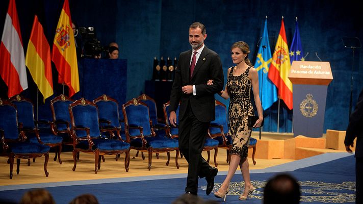 Premios Princesa de Asturias - El rey reivindica una España "de brazos abiertos"
