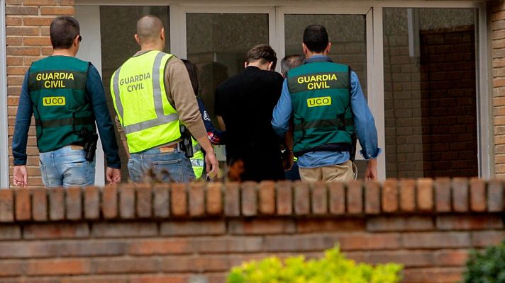 Telediario 1 - Patrick Nogueira pasa su primera noche en prisión