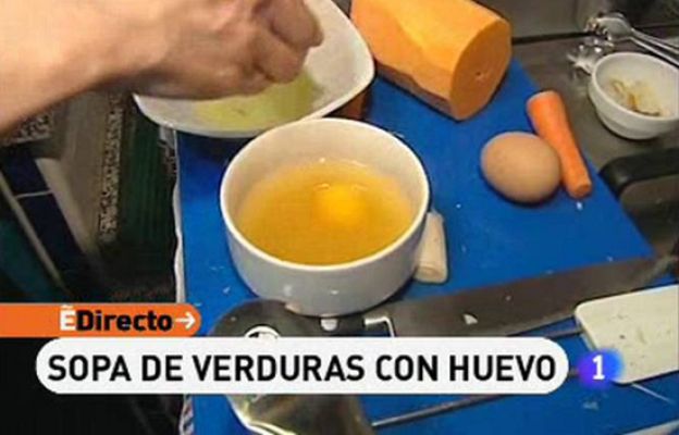 RTVE Cocina - Sopa de verdura con huevo