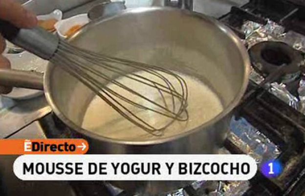 RTVE Cocina - Mousse de yogur y bizcocho