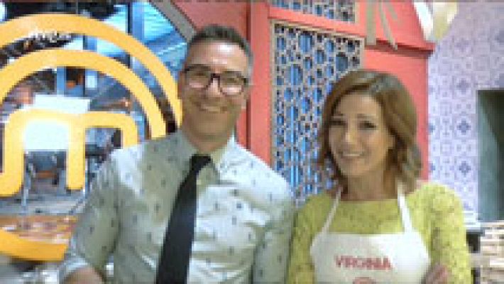 MasterChef Celebrity - Abel Arana sorprende a Virginia Troconis