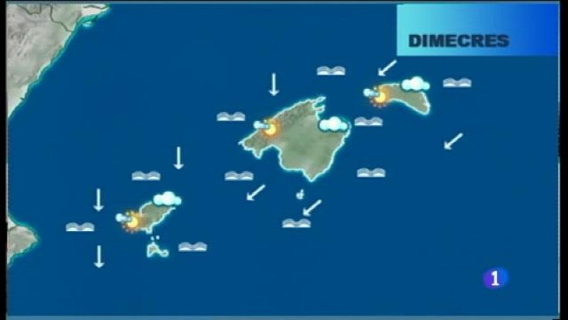 El temps a les Illes Balears - 25/10/16