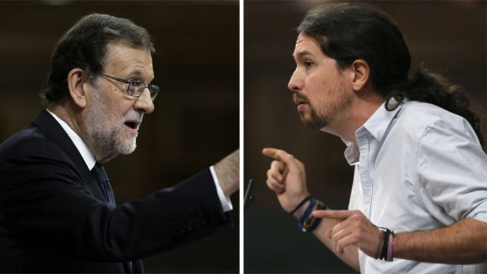 Especiales informativos - Rajoy a Iglesias: "En Twitter voy mejorando y con los SMS me manejé peor"