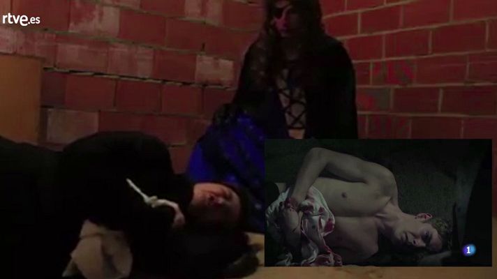 Águila Roja - Águila Roja- Escena aguilucha entre Lucrecia y Nuño