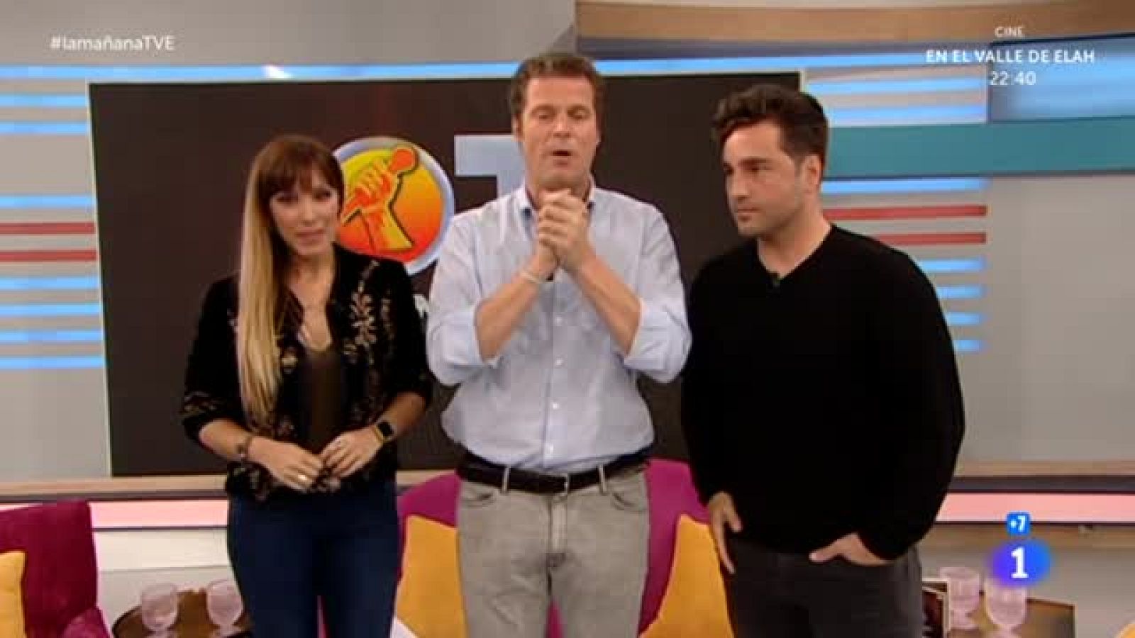 Gisela y Bustamante en 'La mañana'