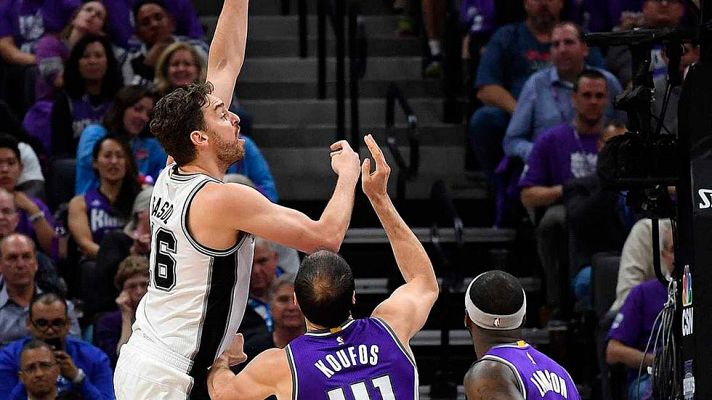 Telediario 1 - Pau Gasol repite victoria con los Spurs y Mirotic destaca como sexto hombre de los Bulls