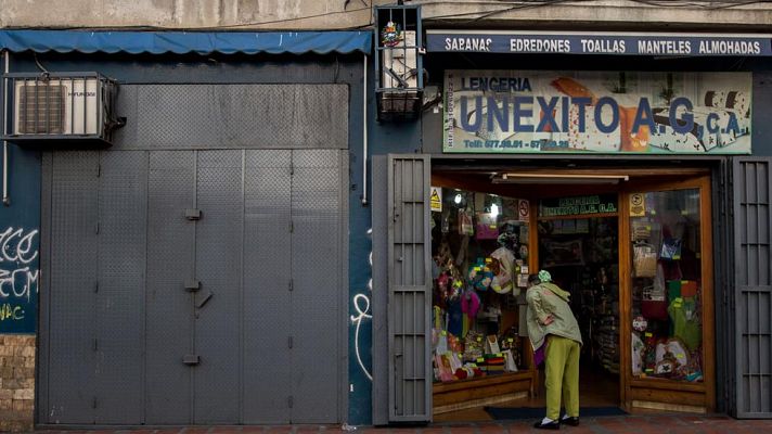 Telediario 1 - La huelga convocada por la oposición en Venezuela ha tenido un seguimiento parcial