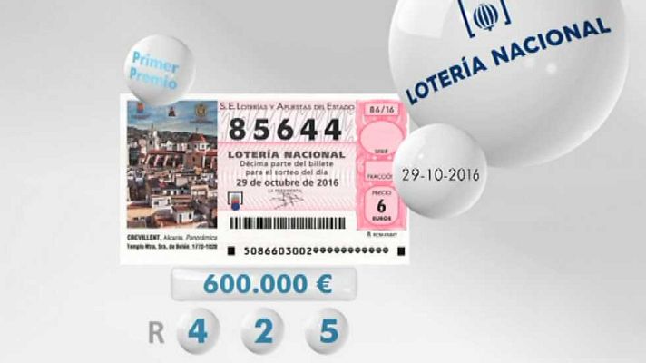 Loterías - Sorteos Loteria Viajera - 29/10/16
