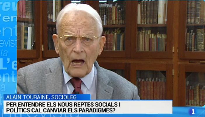 L'Informatiu - L'Entrevista de l'Informatiu Cap de Setmana: Alain Touraine, sociòleg i premi príncep d'Astúries 2010 - 29/10/2016
