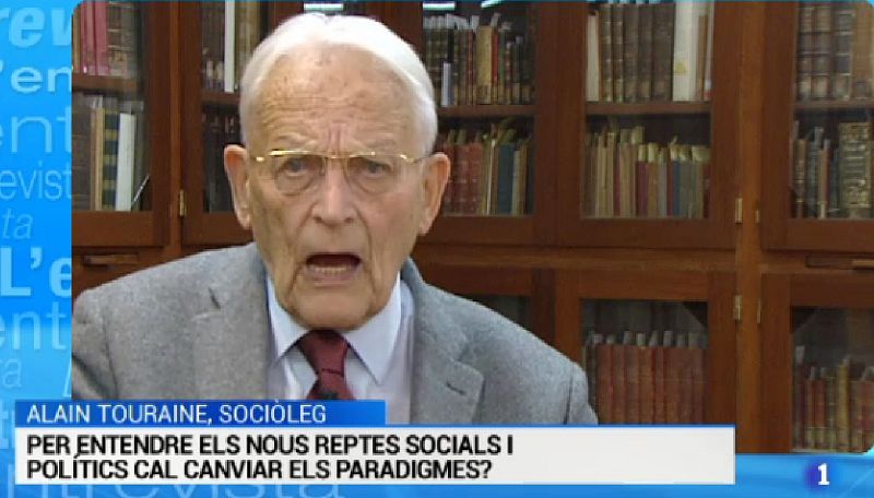 L'Entrevista de l'Informatiu Cap de Setmana: Alain Touraine, sociòleg i premi príncep d'Astúries 2010 - 29/10/2016
