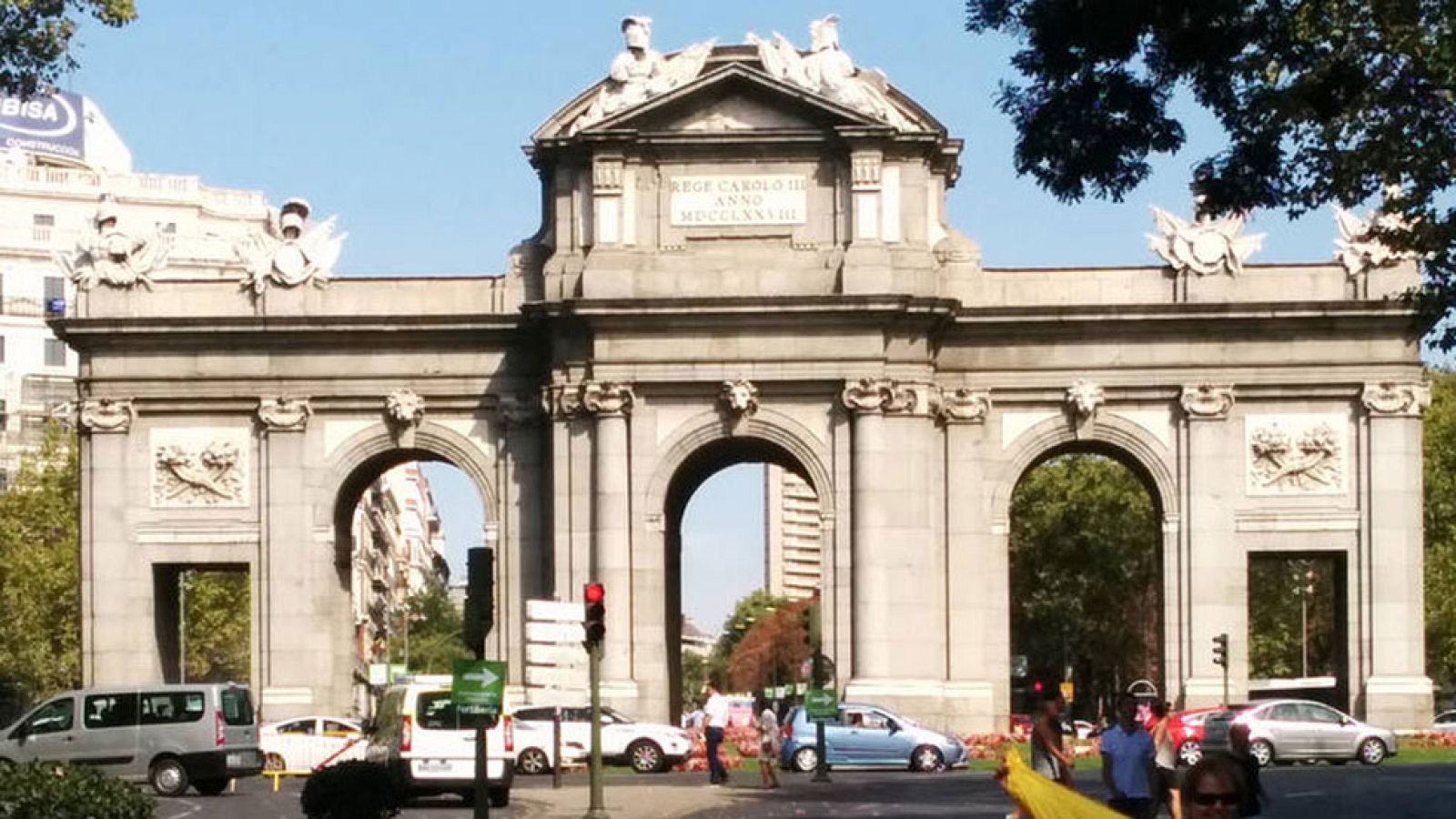 La puerta de Alcalá, uno de los monumentos más fotografiados de la capital