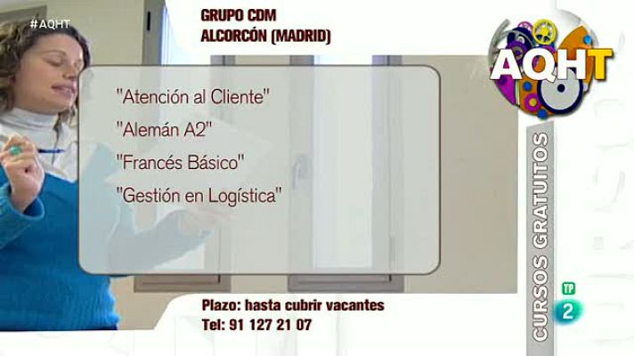 Aquí hay trabajo - 13 cursos gratuitos