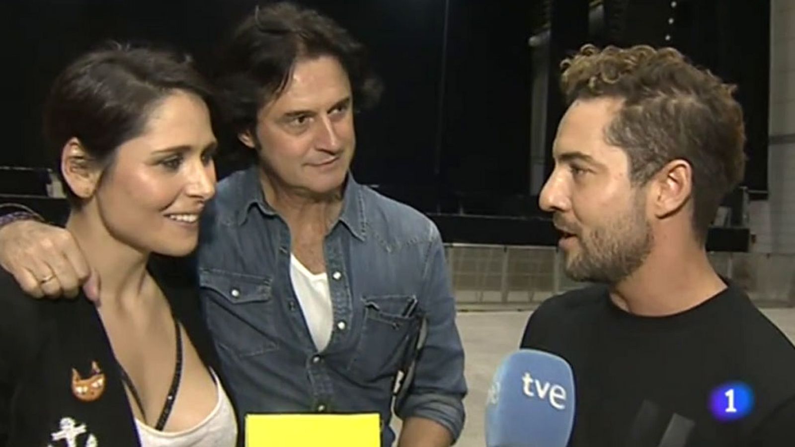 Los exconcursantes apuran las últimas horas antes del histórico concierto de reencuentro en el Palau Sant Jordi. Poti habla con Rosa y Bisbal de los preparativos.