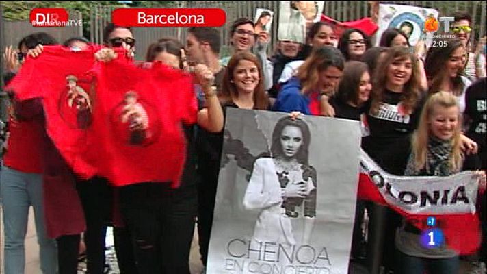 La mañana - Los fans esperan a las puertas del concierto de OT