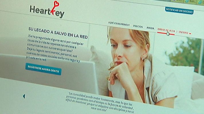 Telediario 1 - Una web permite al usuario después de fallecer dejar su  última voluntad sobre su rastro en internet a sus seres queridos