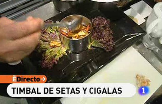 RTVE Cocina - Timbal de setas y cigalas