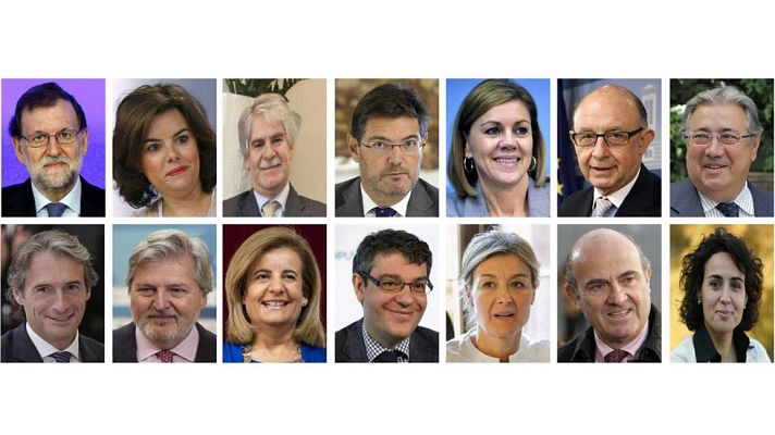  - Cospedal, Zoido, Íñigo De la Serna, Álvaro Nadal, Alfonso Dastis y Dolors Montserrat, los seis nuevos ministros