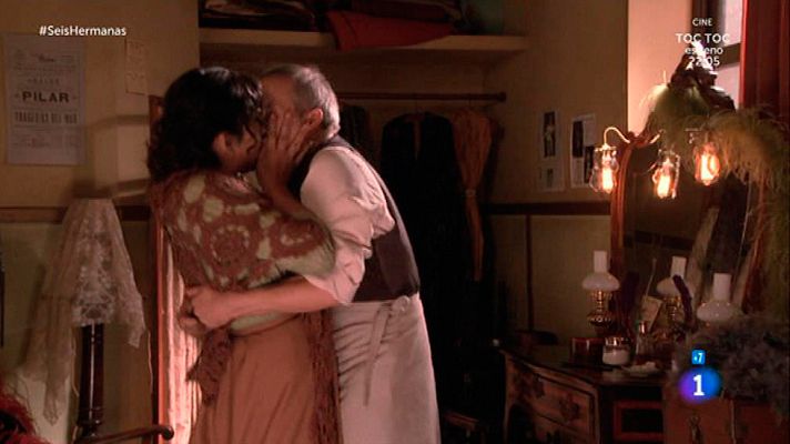 Seis hermanas - Raimundo y Elpidia vuelven a besarse