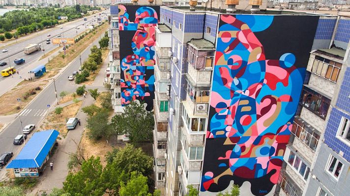 Informativo 24h - 'El arte nos une', un proyecto con el que 200 artistas buscan llenar de color el mundo con sus pintadas